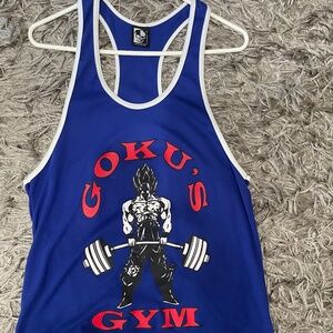 Goku’s Gym stringer tank men medium